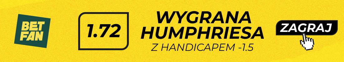 wygrana Humphriesa z handi -1.5
