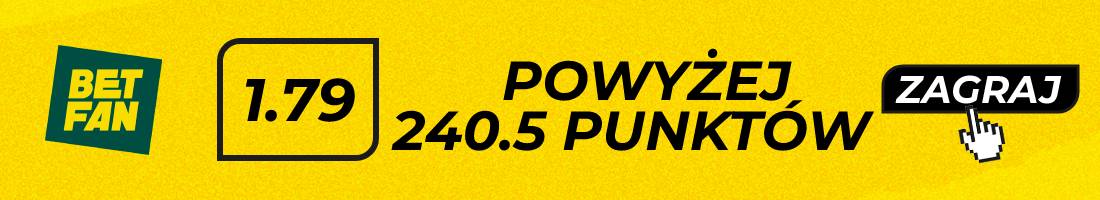 powyżej 240.5 punktów