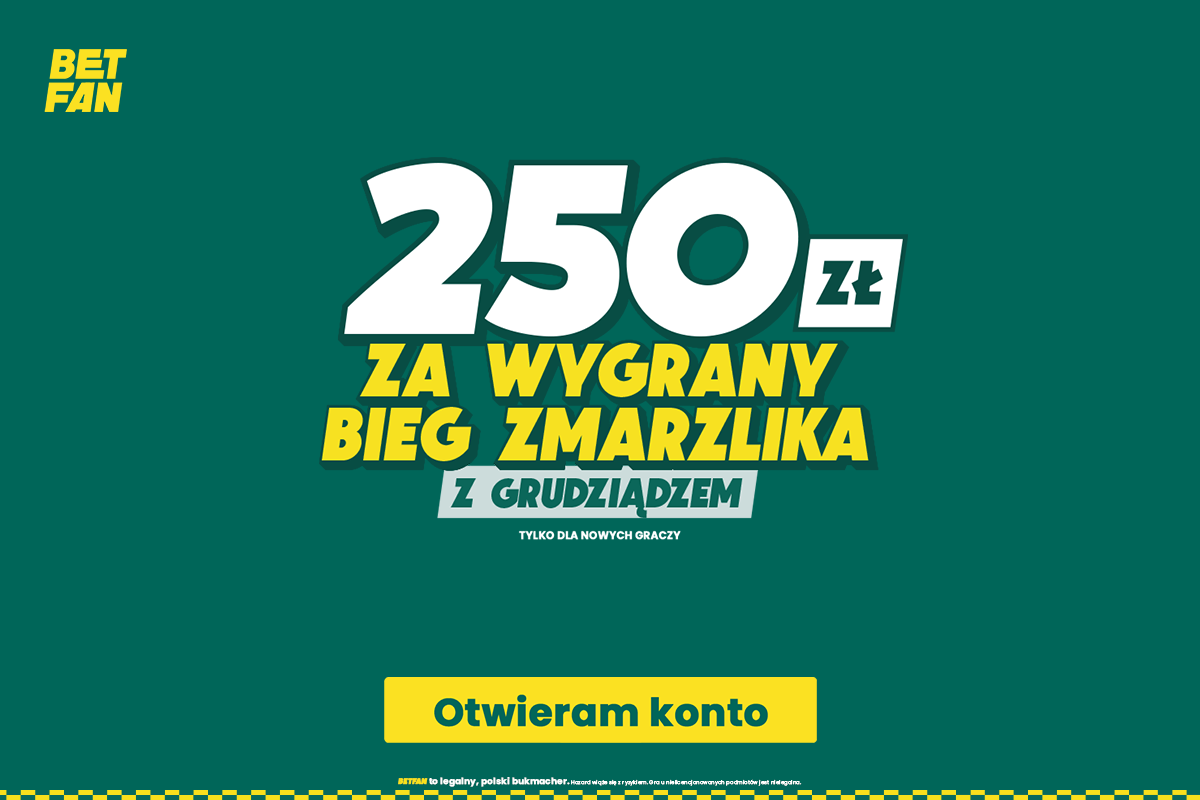 250 zł za wygrany bieg Zmarzlika, promocja