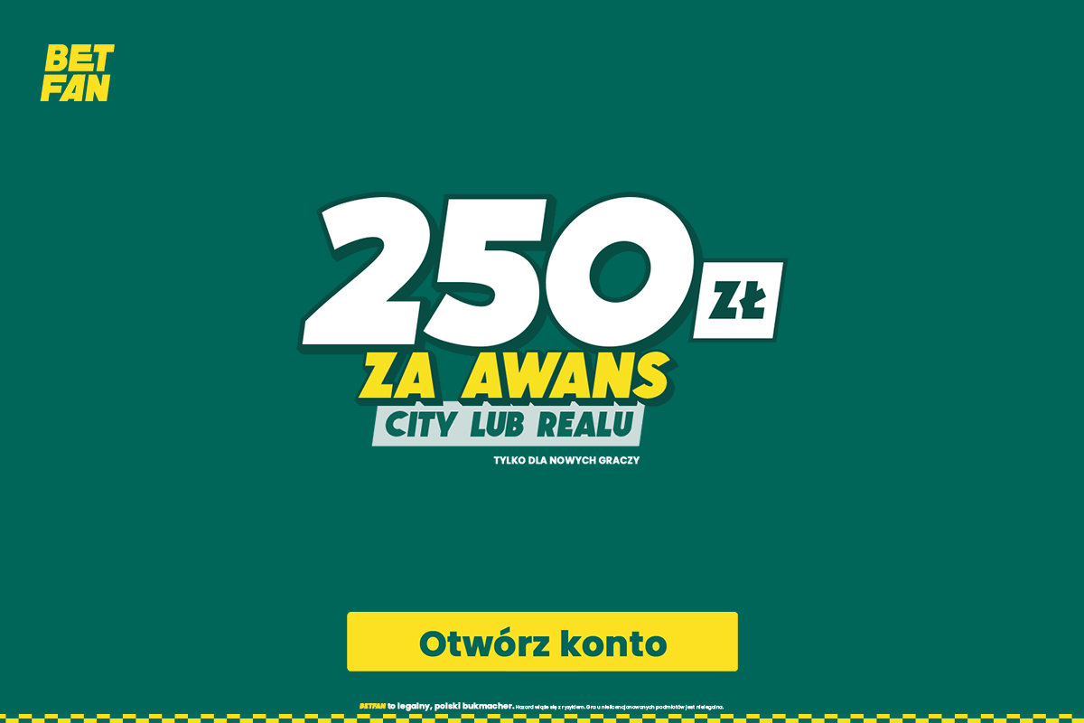 250 zł za awans City lub Realu - tło artykułu