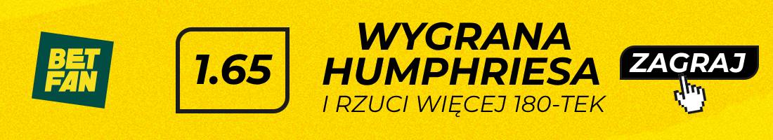 wygrana Humphriesa i rzuci więcej 180-tek