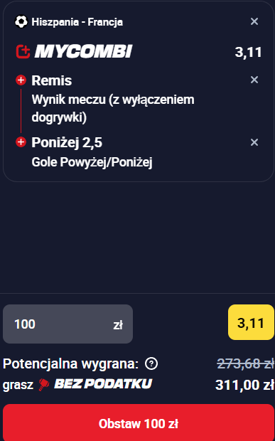 hiszpania francja mycombi
