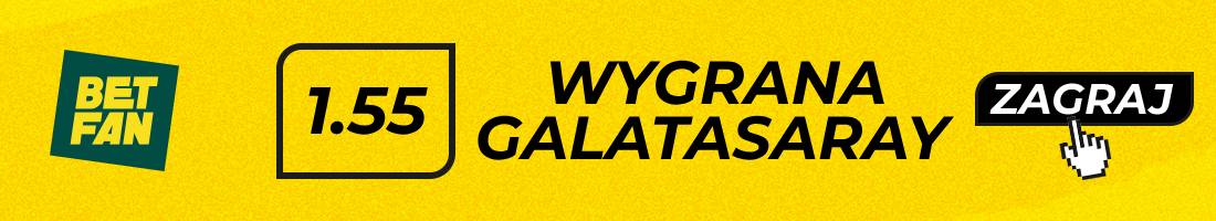 Galatasaray PAOK typy bukmacherskie (wygrana Galatasaray)