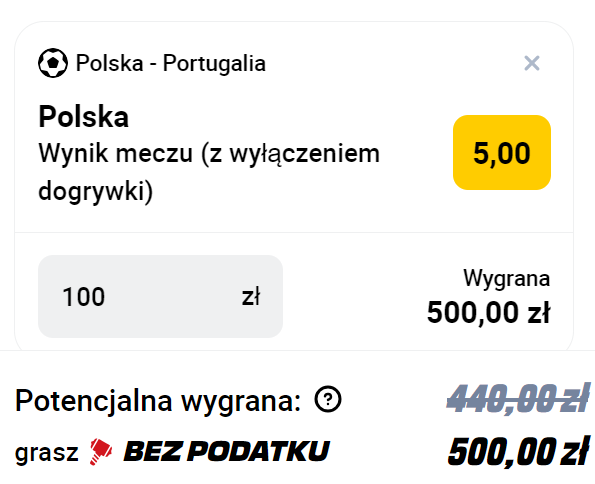 Betclic bukmacher bez podatku