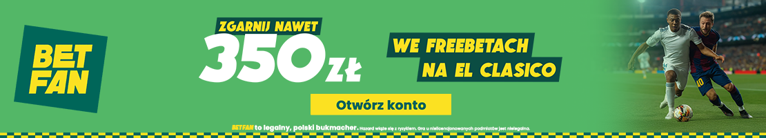 El Clasico promocja bukmacherska baner