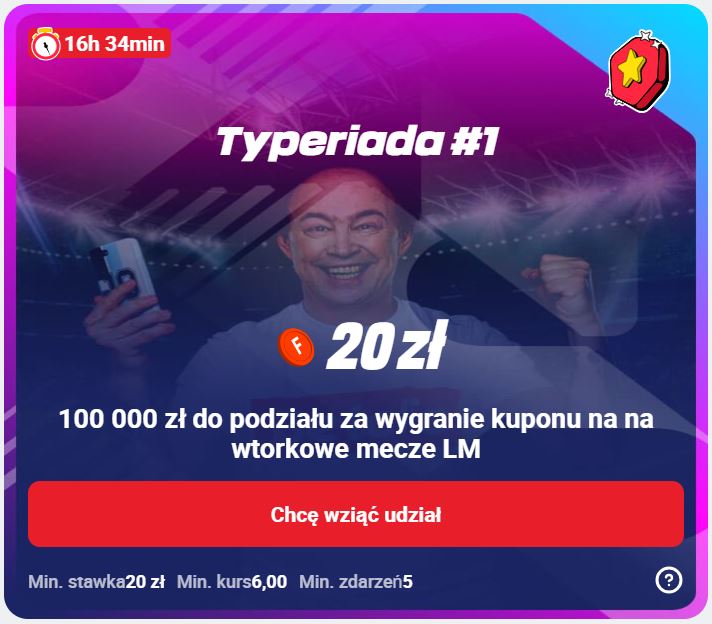 Betclic typeriada