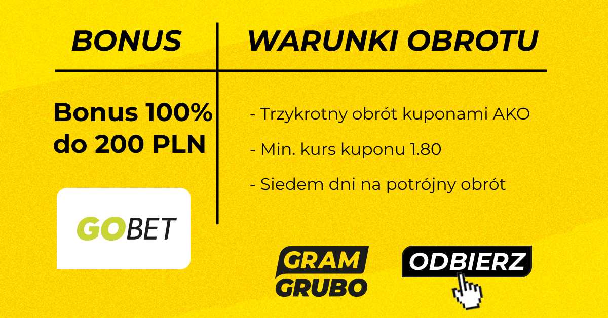 Gobet bonus od depozytu