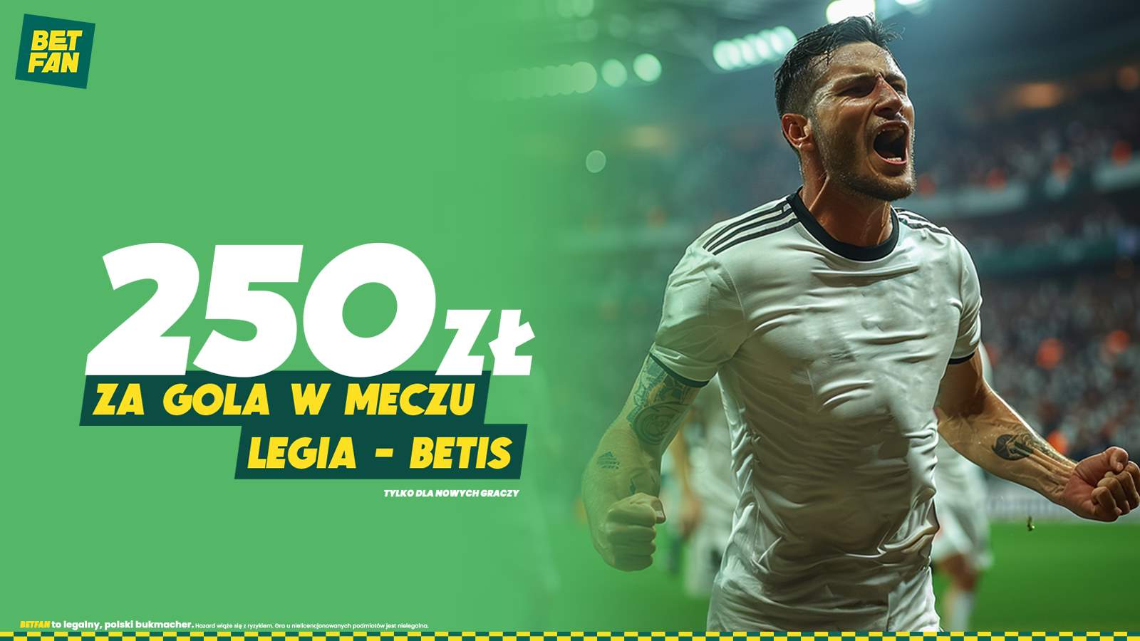 Legia Warszawa - Betis promocja bukmacherska