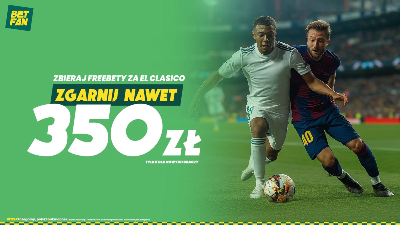 Real Madryt - Barcelona promocja bukmacherska