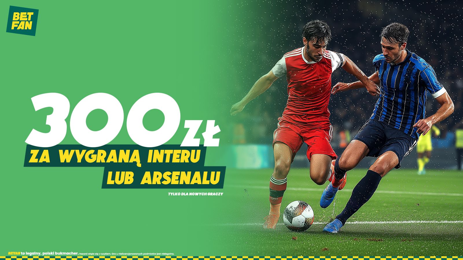 Wygrana Arsenalu albo Interu promocja