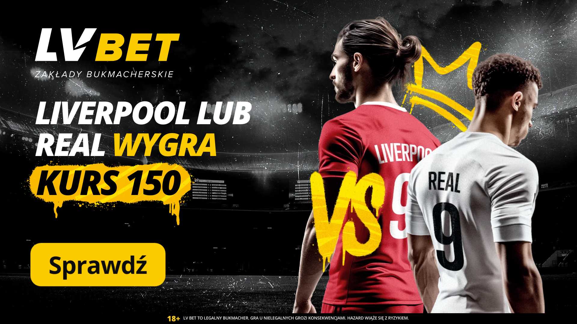 Wygrana Realu albo Liverpoolu LV BET
