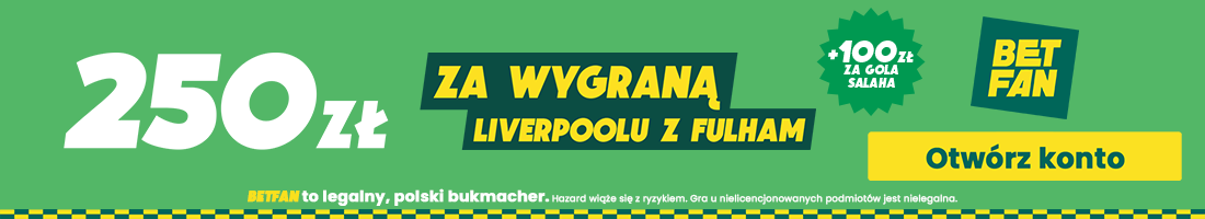 Liverpool Fulham promocje bukmacherskie baner
