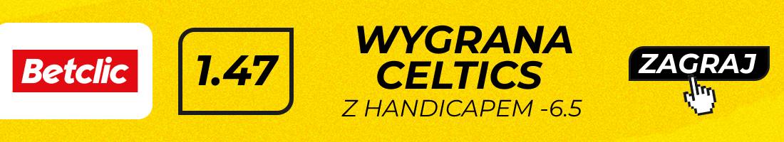 Celtics 76ers typy bukmacherskie (wygrana Celtics z handicapem -6.5)