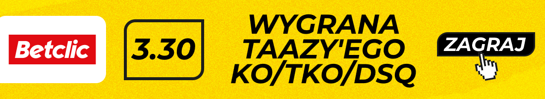 Typy bukmacherskie wygrana Taazy'ego