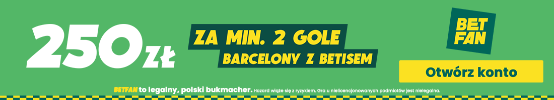 Barcelona Betis promocja bukmacherska baner