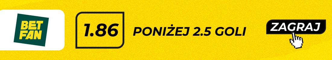 Poniżej 2.5 goli