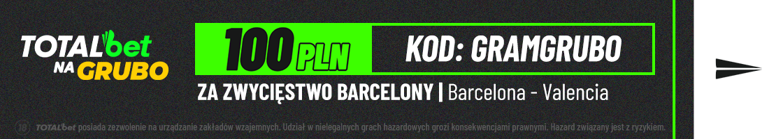 Barcelona - Valencia promocja bukmacherska baner