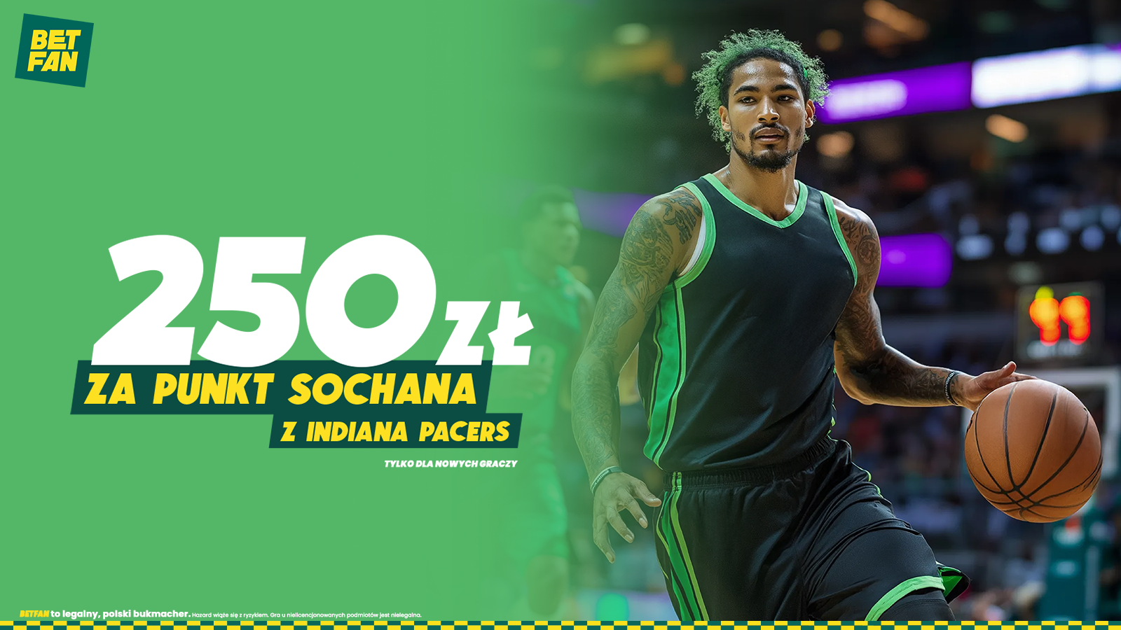 Jeremy Sochan Indiana Pacers promocja bukmacherska