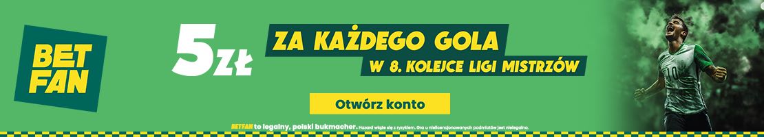 8. kolejka Ligi Mistrzów promocja bukmacherska baner