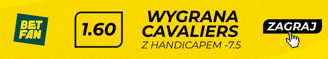 Cavaliers Hawks typy bukmacherskie (wygrana Cavaliers z handicapem -7.5)