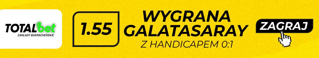 Galatasaray Dynamo typy bukmacherskie (wygrana Galatasaray z handicapem 0:1)