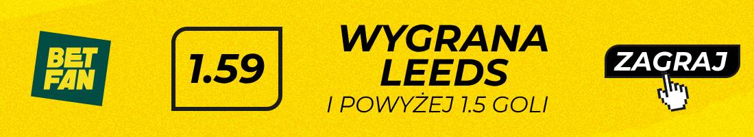 Leeds Norwich typy bukmacherskie (wygrana Leeds i powyżej 1.5 goli)