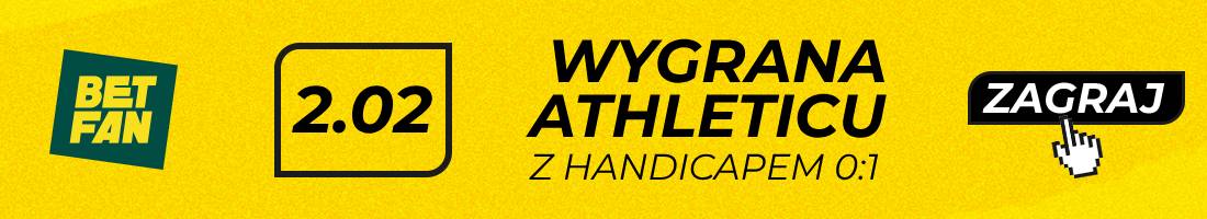 Logrones Athletic typy bukmacherskie (wygrana Athleticu z handicapem 0:1)