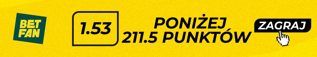 Magic Timberwolves typy bukmacherskie (poniżej 211.5 punktów)