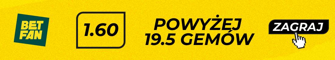 Sabalenka Andreeva typy bukmacherskie (powyżej 19.5 gemów)