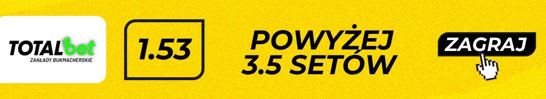 Sinner Zverev typy bukmacherskie (powyżej 3.5 setów)