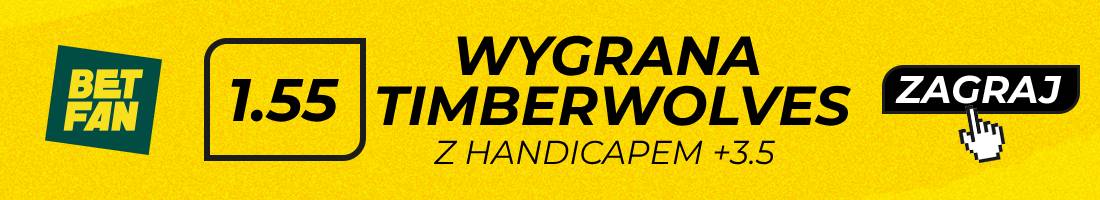 Suns Timberwolves typy bukmacherskie (wygrana Timberwolves z handicapem +3.5)