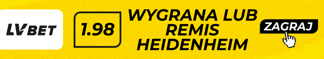 Typy bukmacherskie - Heidenheim - BVB - wygrana lub remis Heidenheim