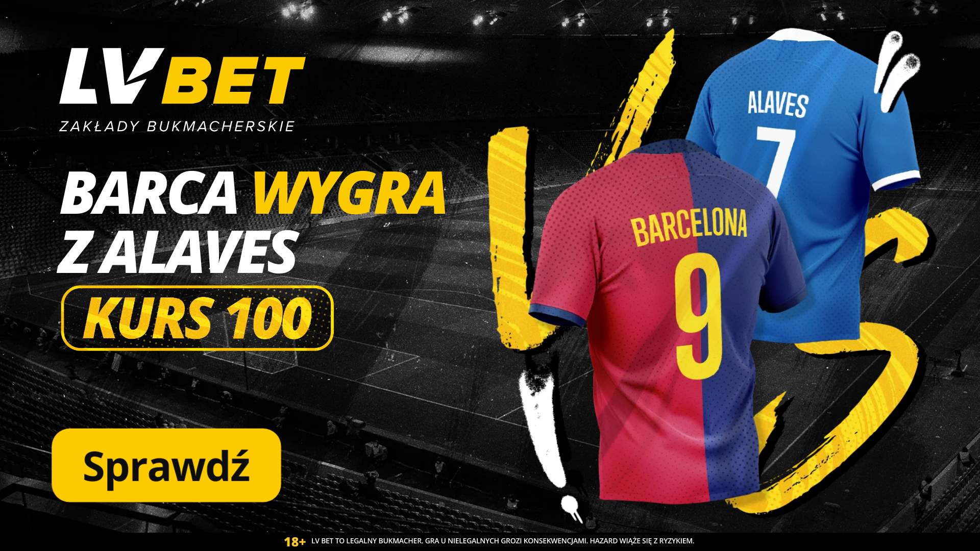 LV Bet promocja bukmacherska barcelona - alaves