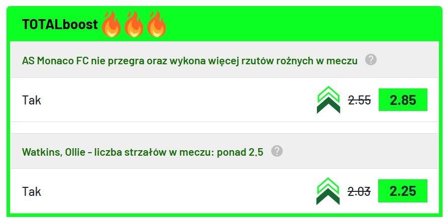 liga mistrzów promocje bukmacherskie 21.01 totalboost