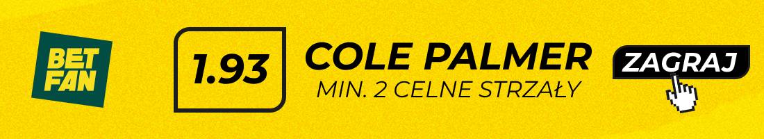 Typy bukmacherskie Manchester CIty - Chelsea: Cole Palmer powyżej 2 celny strzałów