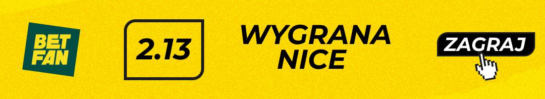 Nice - rennes typy bukmacherskie wygrana Nice