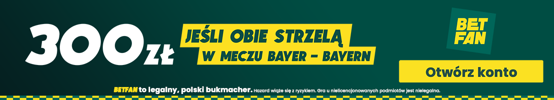 Bayer Bayern promocja bukmacherska baner