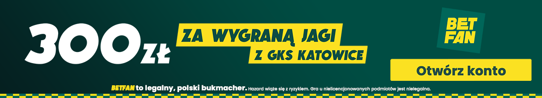 Jagiellonia - GKS Katowice promocja bukmacherska baner