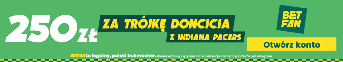 Doncic Indiana Pacers promocja bukmacherska baner