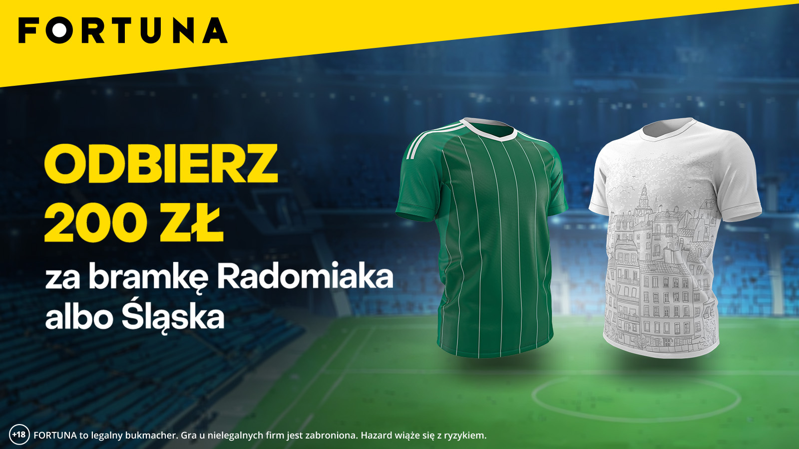 Promocja bukmacherska Radomiak - Śląsk Fortuna