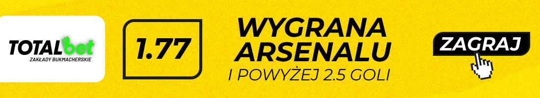 Arsenal West Ham typy bukmacherskie (wygrana Arsenalu i powyżej 2.5 goli)