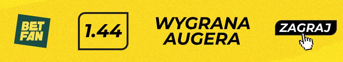 Auger Cilic typy bukmacherskie (wygrana Augera)