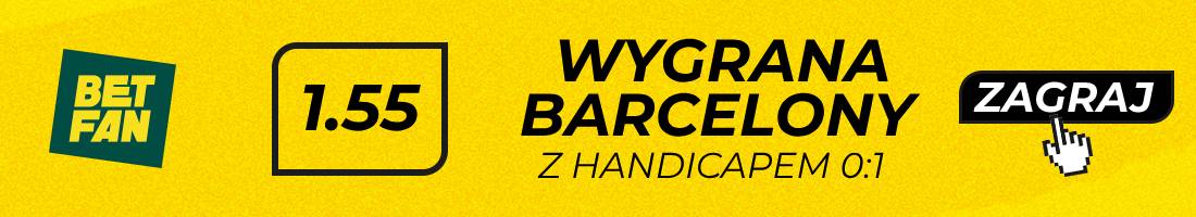 Barcelona Rayo Vallecano typy bukmacherskie (wygrana Barcelony z handicapem 0:1)