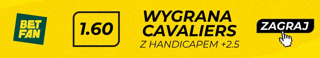 Cavaliers Celtics typy bukmacherskie (wygrana Caavaliers z handicapem +2.5)