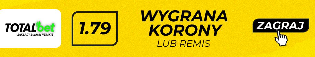 Cracovia Korona typy bukmacherskie (wygrana Korony lub remis)