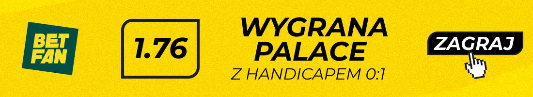 Doncaster Crystal Palace typy bukmacherskie (wygrana Crystal Palace z handicapem 0:1)