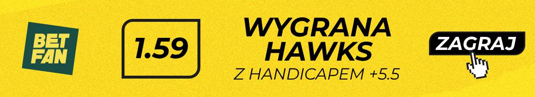 Heat Hawks typy bukmacherskie (wygrana Hawks z handicapem +5.5)