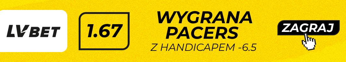 Pacers Hawks typy bukmacherskie (wygrana Pacers z handicapem -6,.5)