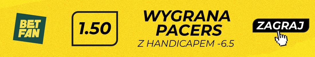 Pacers Raptors typy bukmacherskie (wygrana Pacers z handicapem -6.5)