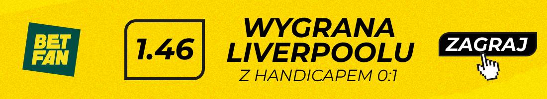 Plymouth Liverpool typy bukmacherskie (wygrana Liverpoolu z handicapem 0:1)